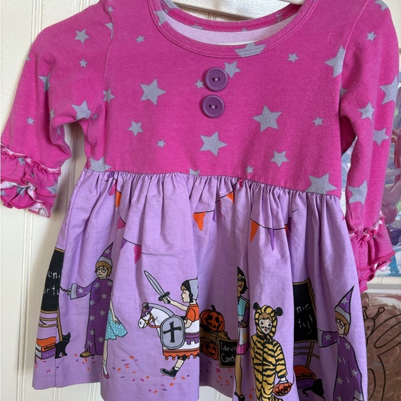 Eleanor Rose Halloween Parade Halloween Trick or Treat Purple Star Dress - Picture 1 of 1